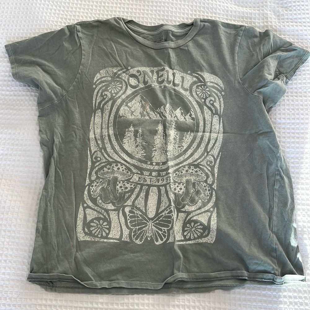 O’Neill Sage Green Tee Size Medium